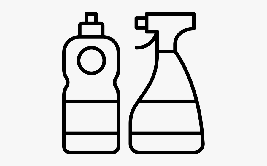 Clip Art Cleaning Supplies Clipart Black And White - Cleaning Black And White, Transparent Clipart