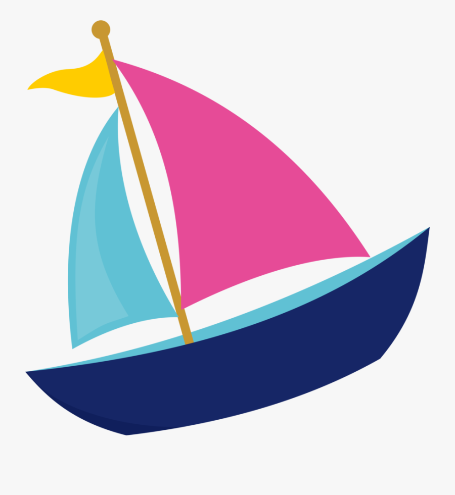 Sailboat Clipart File - Pink Sail Boat Clip Art, Transparent Clipart