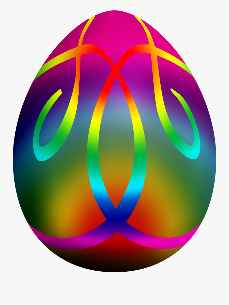 Colorful Easter Egg Png Clip Art - Portable Network Graphics, Transparent Clipart