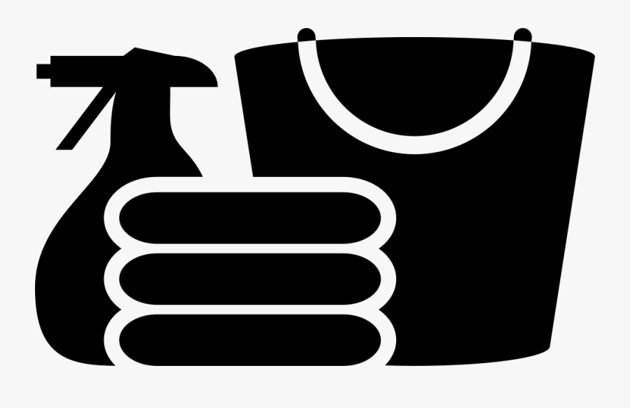 Hd Free Unlimited Download - Cleaning Supplies Clipart Black And White, Transparent Clipart