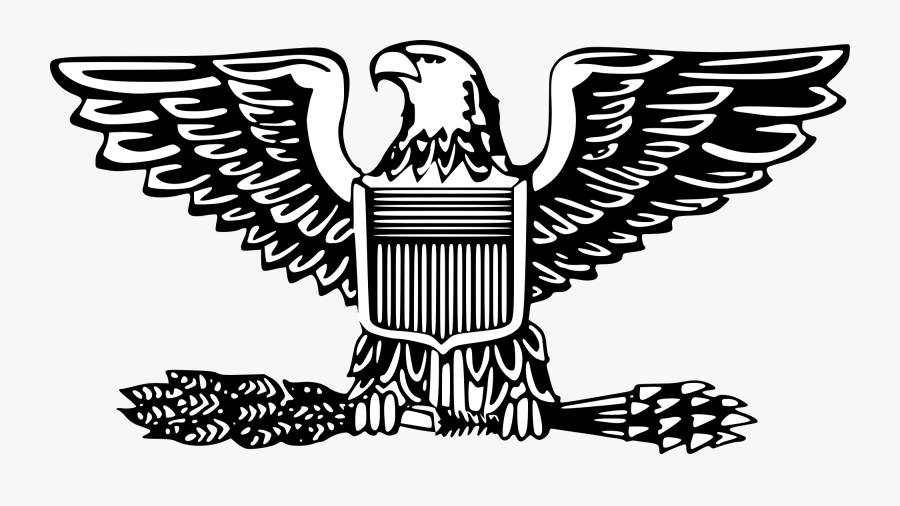 Military Eagle Logo - Colonel Rank Insignia, Transparent Clipart