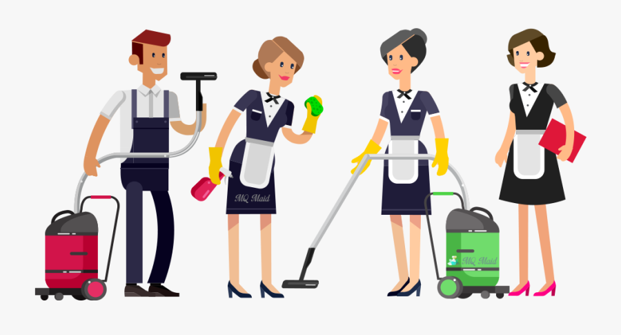Uniform Clipart Clean - House Cleaning Team, Transparent Clipart