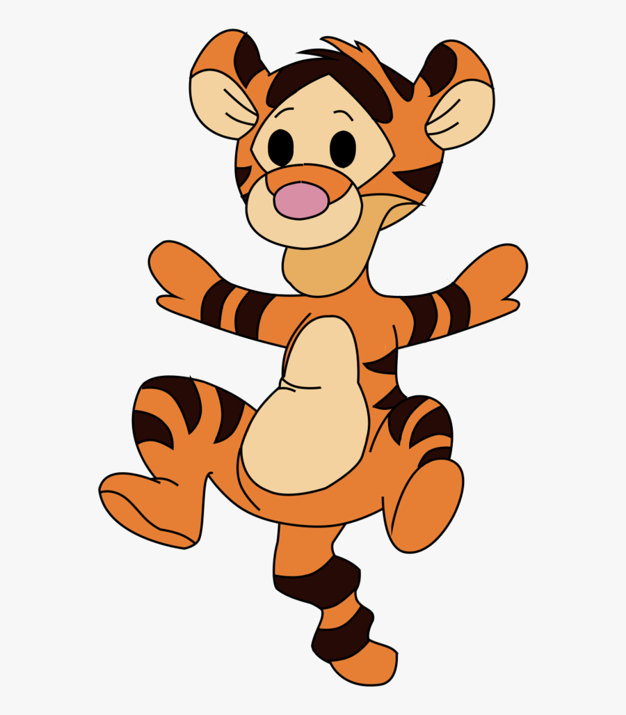 Tigger, Winnie The Pooh, Clip Art, January, Pooh Bear, - Cute Tigger Drawing Easy, Transparent Clipart