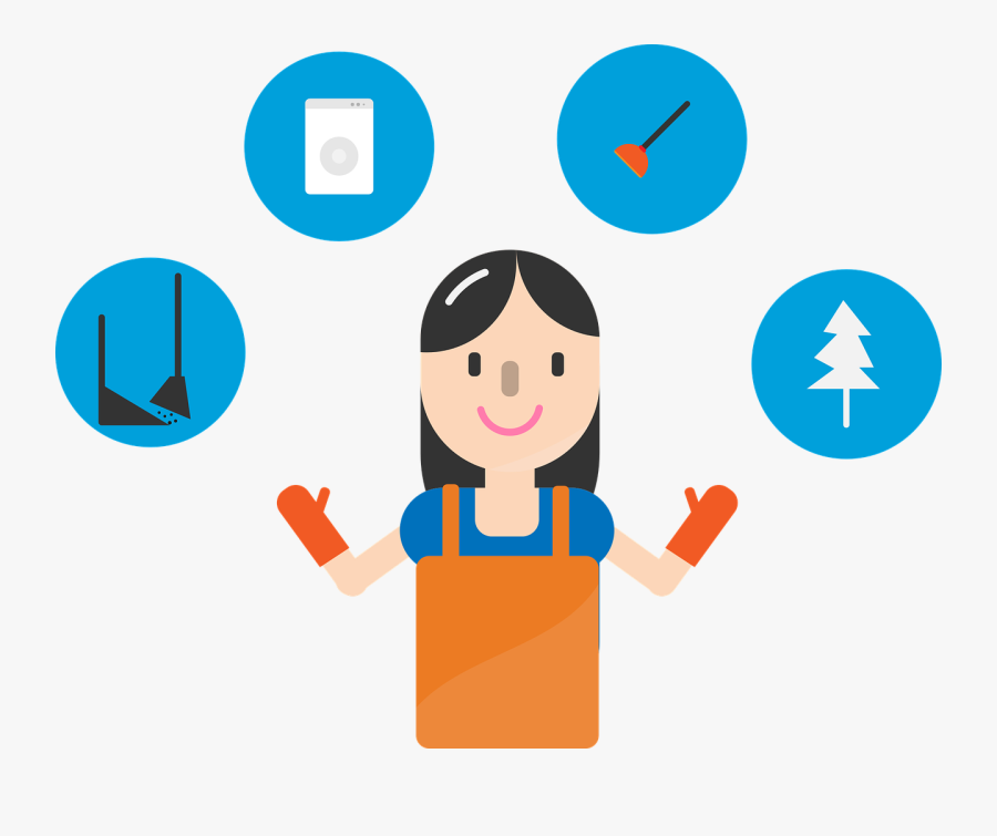 Cleaning Supplies Clipart Housekeeping Department - Maid Insurance, Transparent Clipart