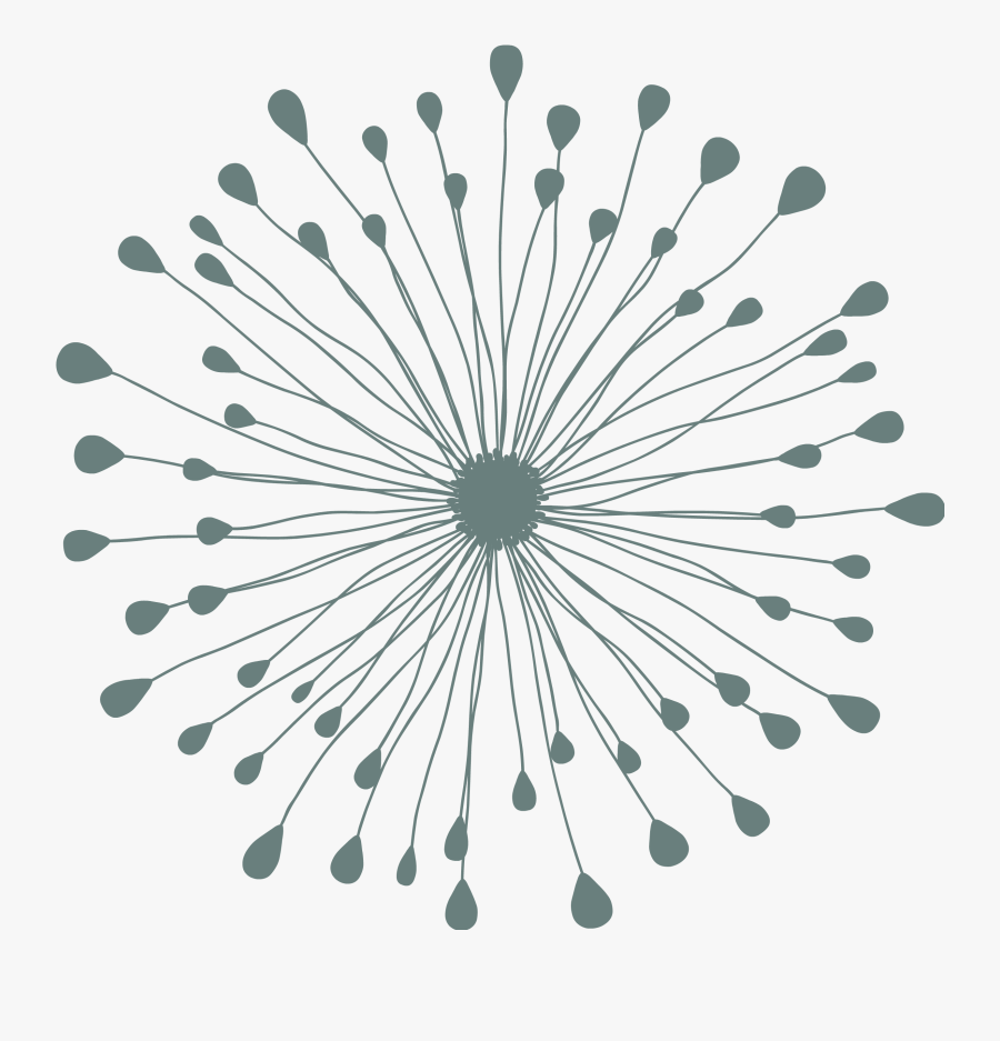 Clip Royalty Free Blowing Dandelion Clipart - Make A Wish Dandelion Template, Transparent Clipart