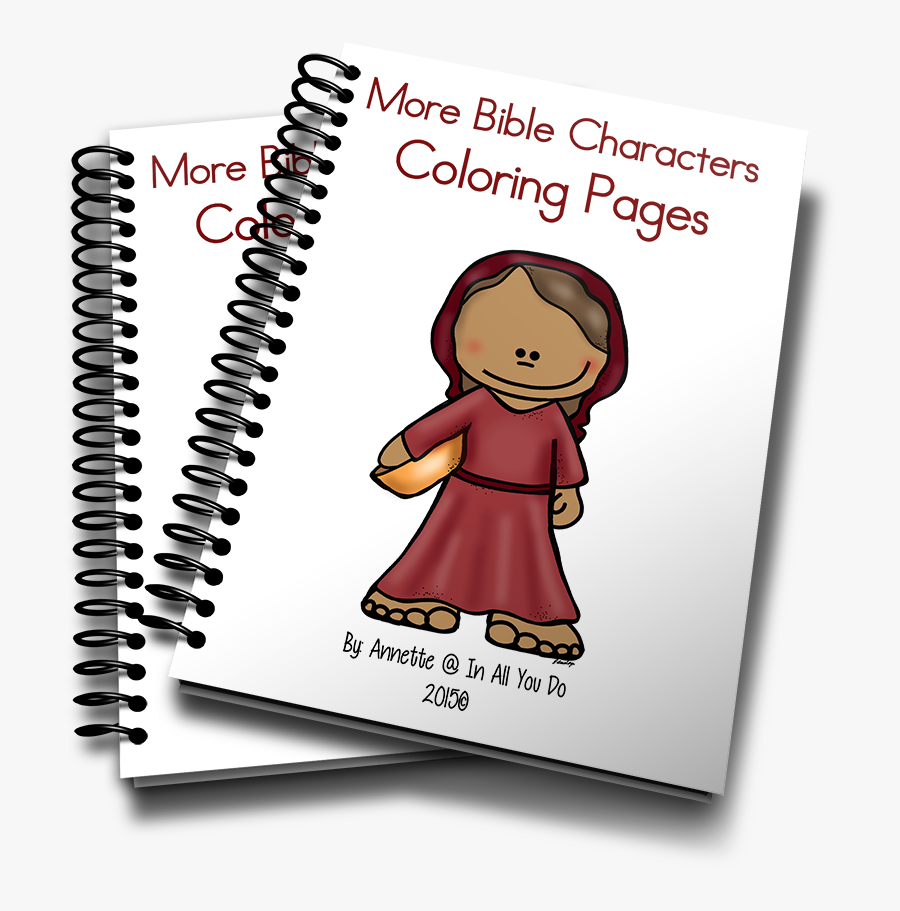 Coloring Pages More Biblearacters Coloring Pages In - Jonah And The Whale Mini Book, Transparent Clipart