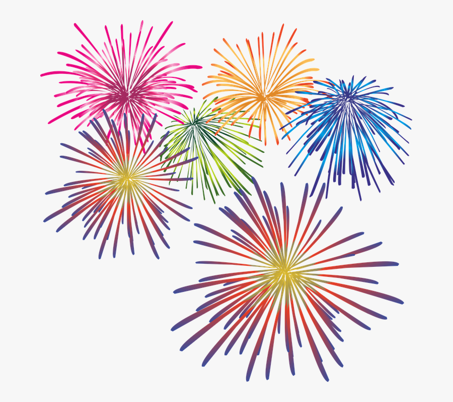 Transparent 4th Of July Fireworks, Transparent Clipart