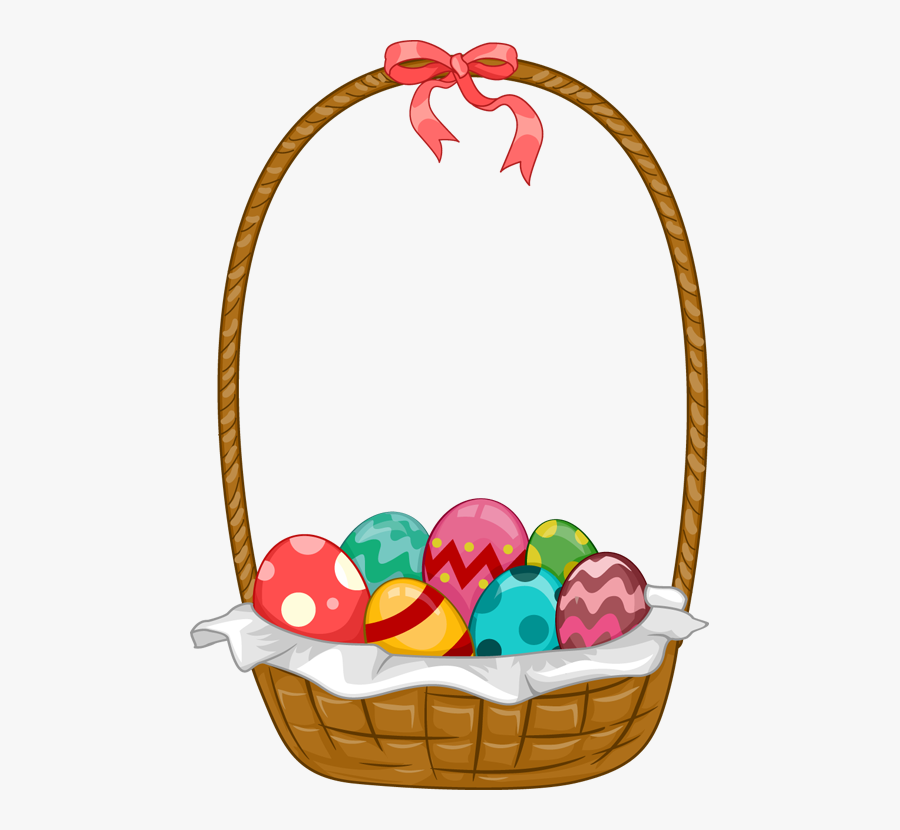Easter Basket Clip Art & Easter Basket Clip Art Clip - Easter Egg Basket Png, Transparent Clipart