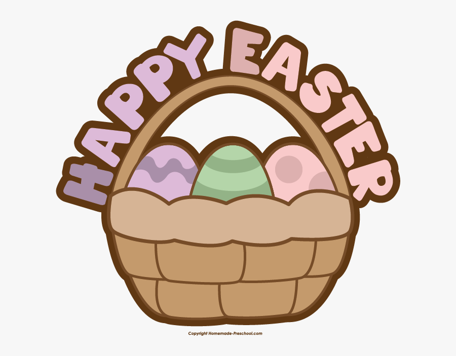Free Happy Easter Clip Art Clipart - Happy Easter Basket Clipart, Transparent Clipart