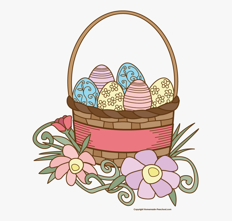 Easter Basket Clip Art Free, Transparent Clipart