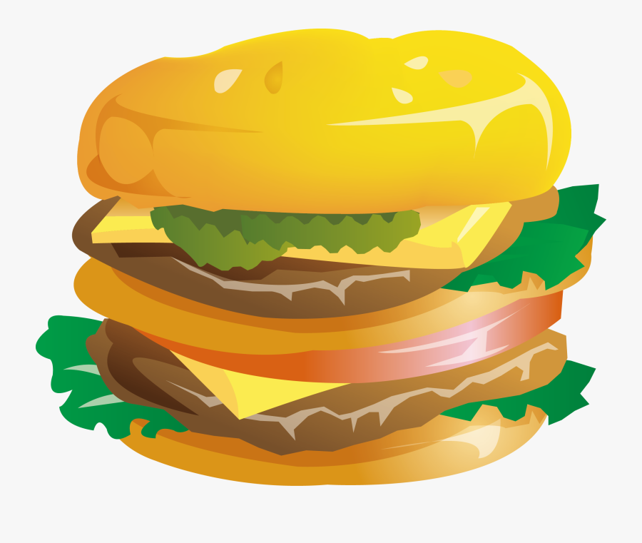 Burger Clipart Png - Gourmet Burger Clip Art, Transparent Clipart