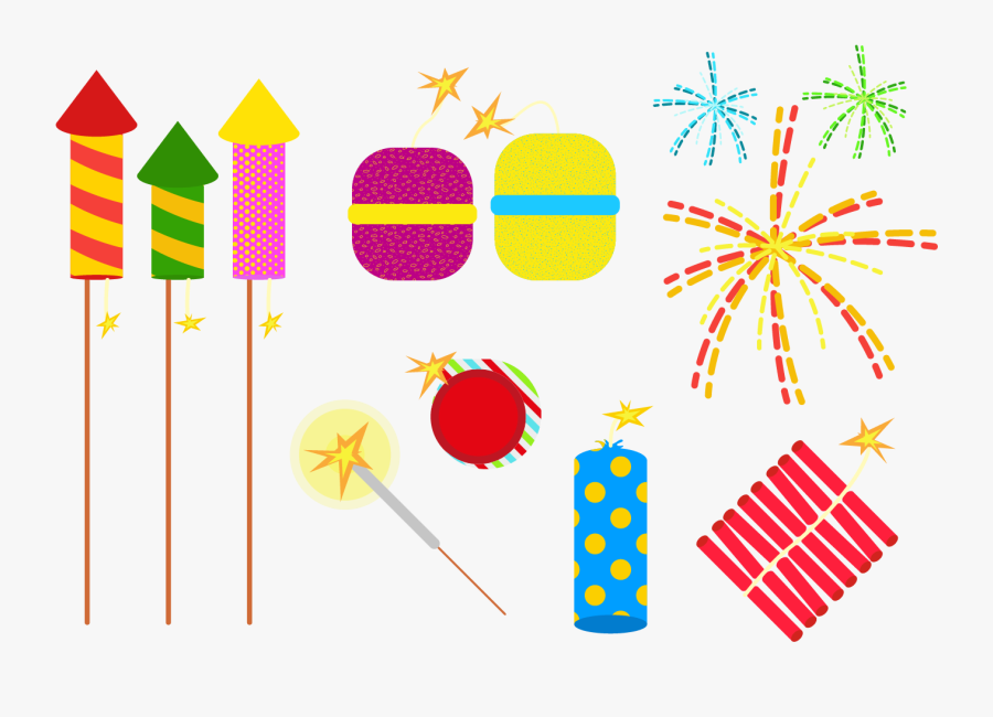 Chinese Clipart Birthday Chinese - Fireworks, Transparent Clipart