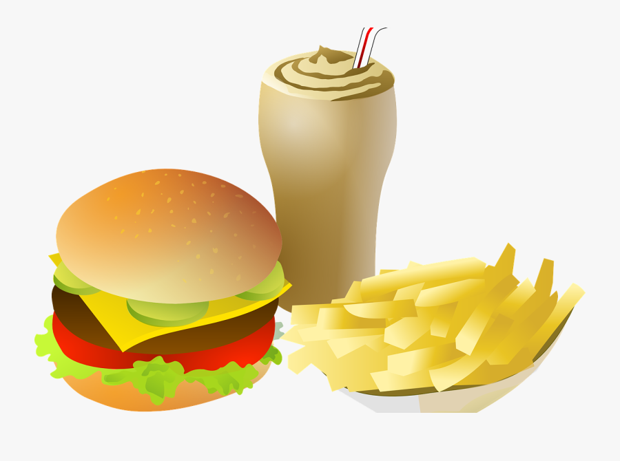 Restaurant Clipart Fast Food Restaurant - Cheese Burger Clip Art, Transparent Clipart