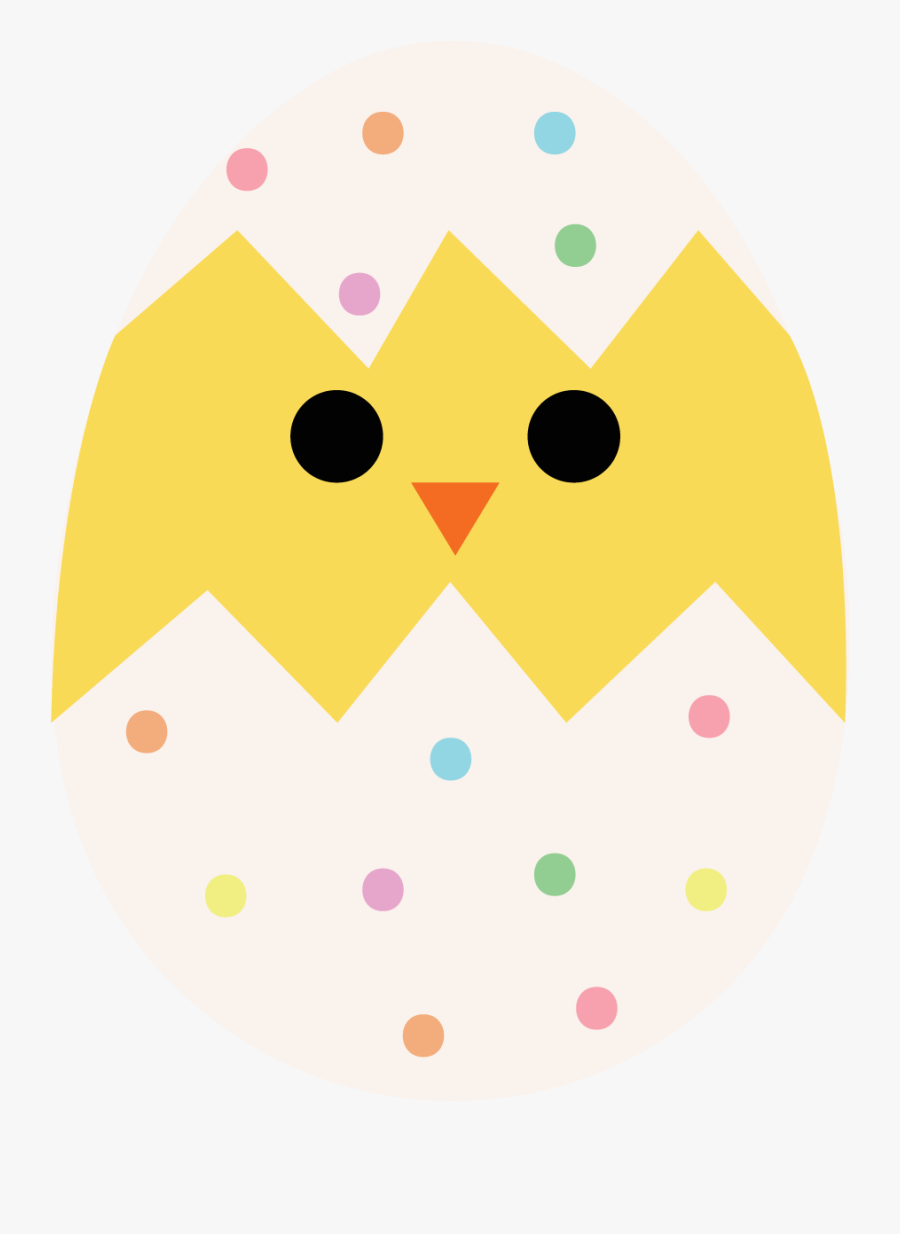 Clip Art Owl Yellow Clip Art - Hatching Easter Egg Clip Art, Transparent Clipart