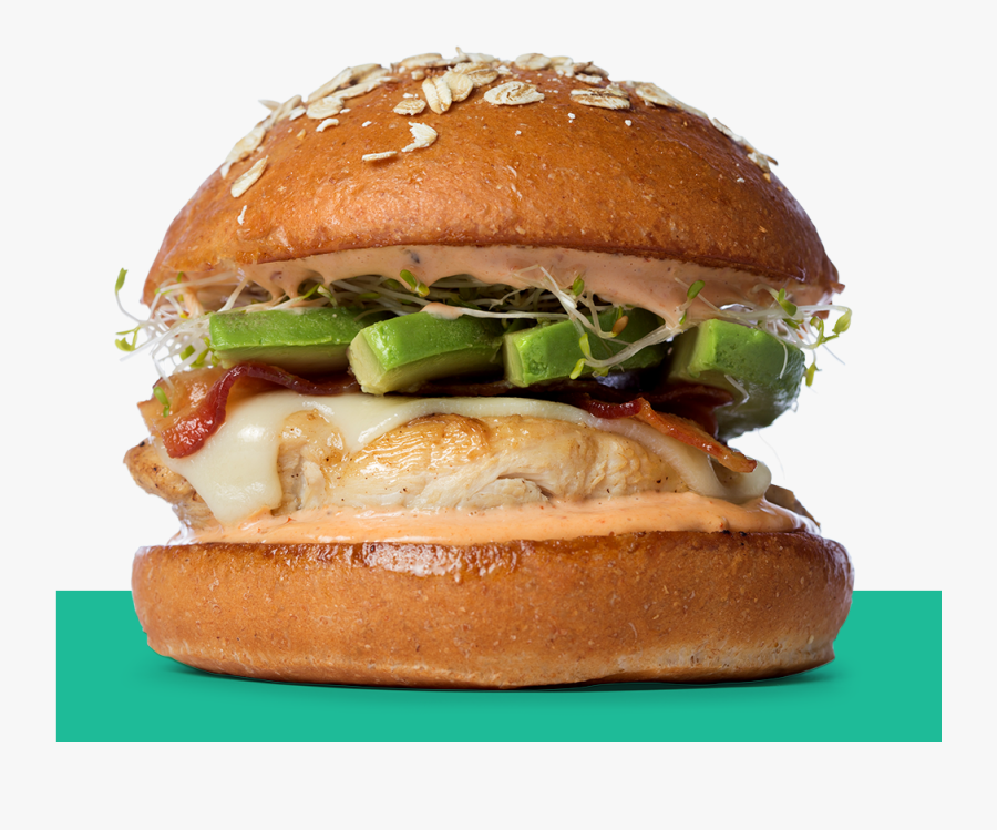 Burger And Fries Clipart Png - Grub Burger Bar California Chicken Sandwich, Transparent Clipart