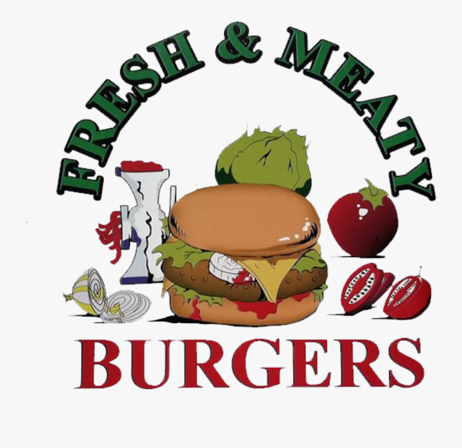 Burger Clipart Top View - Fresh And Meaty Burgers, Transparent Clipart