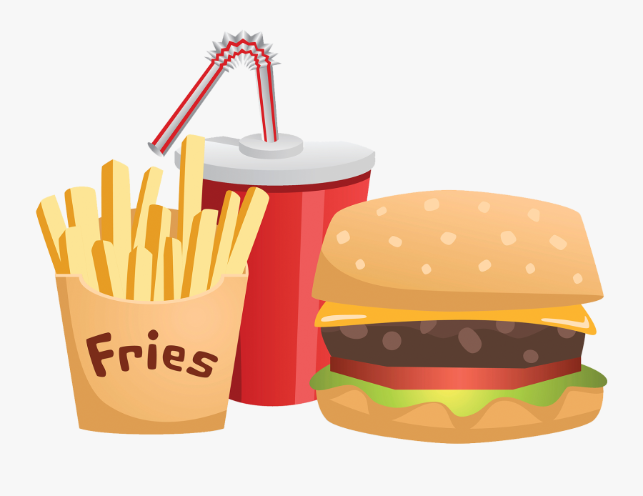 Transparent Junk Food Png - Fast Food Clipart Transparent, Transparent Clipart