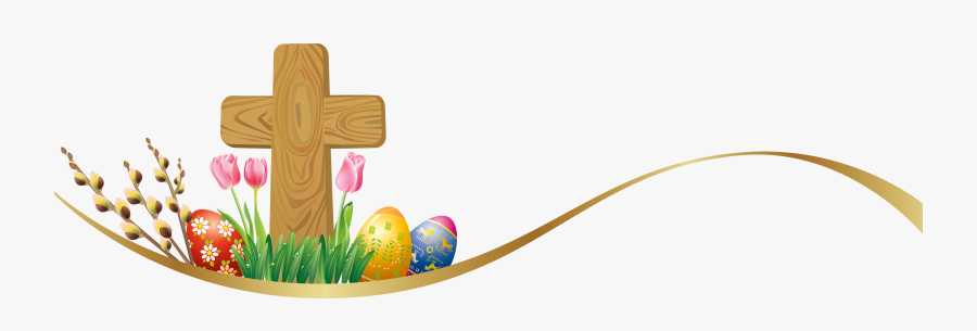 Free Easter Cross Clipart Merry Christmas And Happy - Easter Egg And Cross, Transparent Clipart
