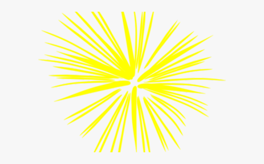 Fireworks Clipart Yellow - Fireworks Clip Art, Transparent Clipart