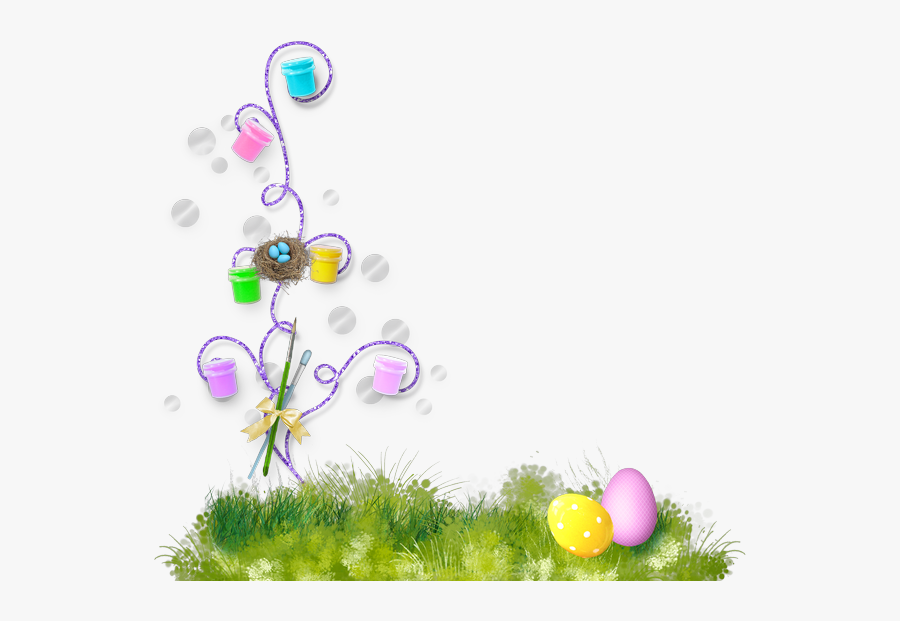Cheyokota Digital Scraps Happy Weekend, Happy Easter, - Ovo Border Moldura Pascoa Png, Transparent Clipart