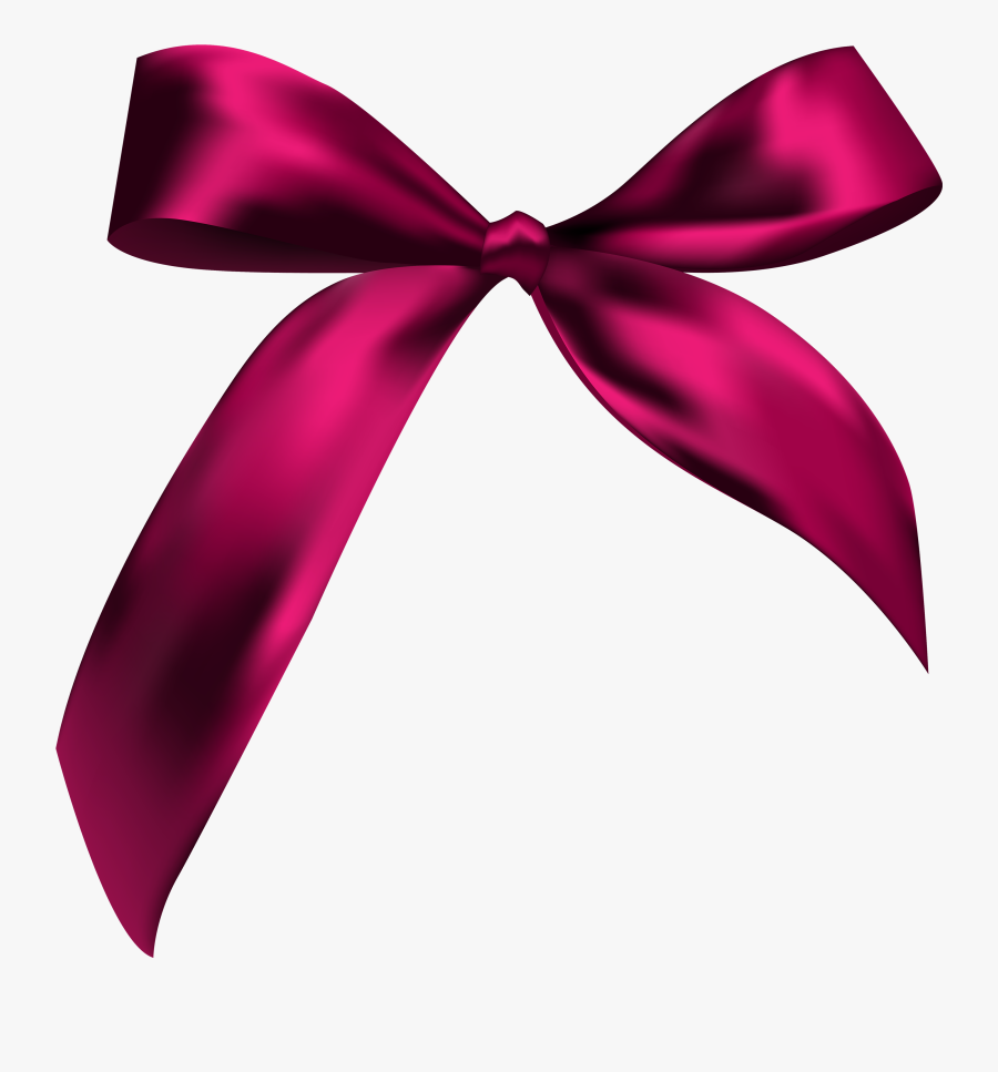 Beautiful Dark Red Bow Png Clipart - Bow Png, Transparent Clipart