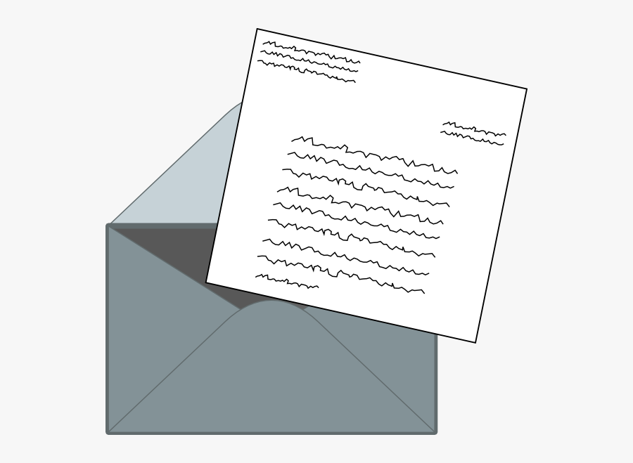 Clip Art Letter Mail Clip Art - Letter Clip Art Transparent , Free