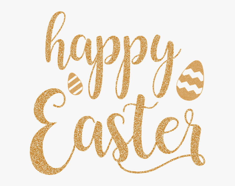 Happy Easter, Transparent Clipart