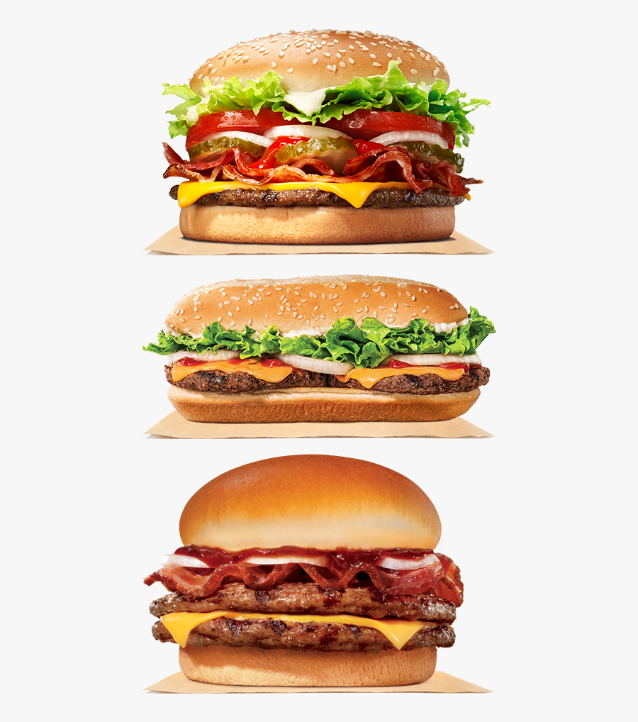 King Whopper United Hamburger Cheeseburger Bacon Specialty - Burger King Bacon & Cheese Whopper Sandwich, Transparent Clipart