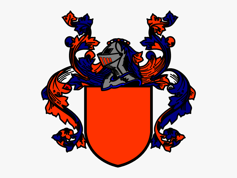 Van Wijk Family Crest, Transparent Clipart