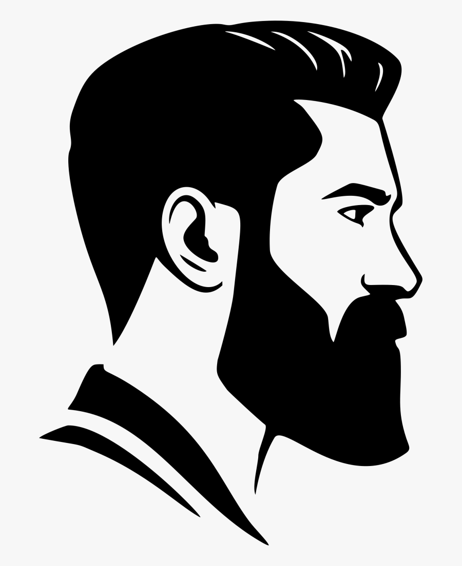 Clip Art Man With Beard Clipart - Transparent Background Beard Man Png, Transparent Clipart