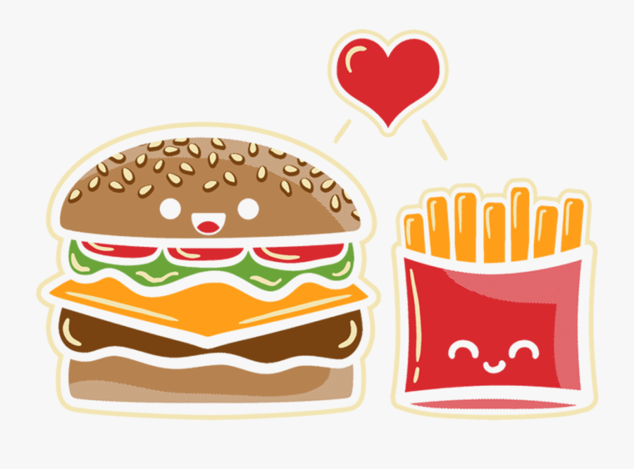Carts Clipart Burger - Transparent Background Clipart Burger And Fries, Transparent Clipart