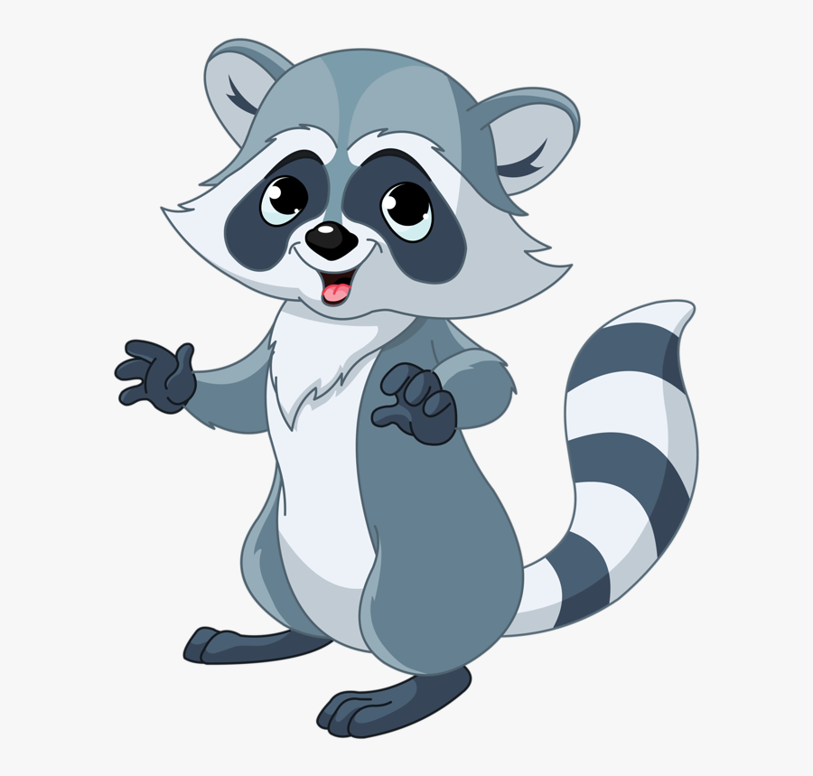 Free On Dumielauxepices Net - Cartoon Raccoon Transparent Background, Transparent Clipart