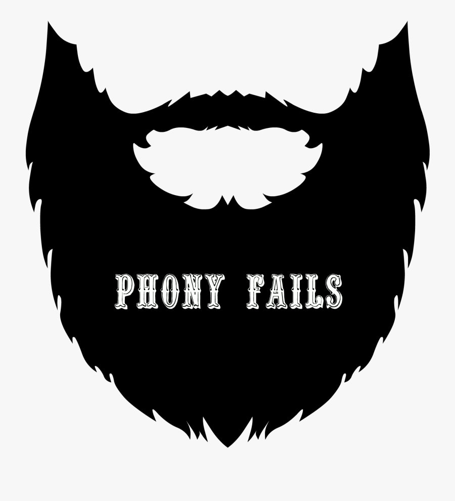 Beard Phony Fails Clipart Real Beard - Happy Fathers Day Beard, Transparent Clipart