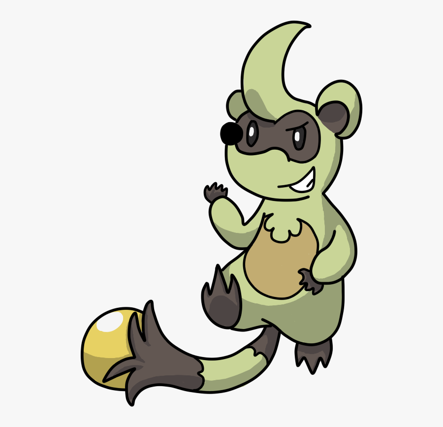 Pokemon Gen 8 Starters Raccoon Clipart , Png Download - Cartoon, Transparent Clipart