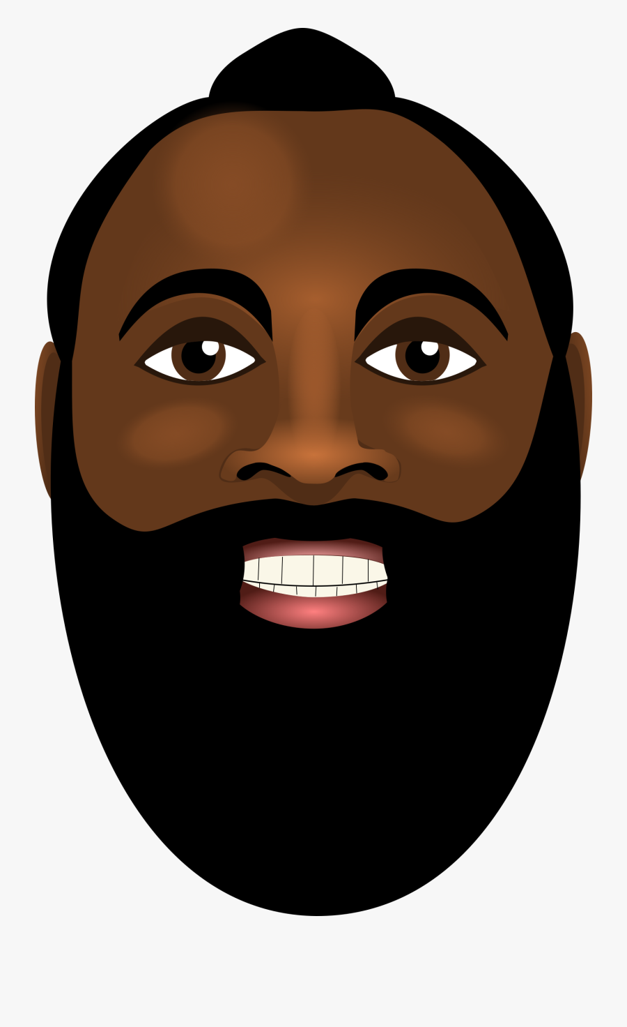 Beard Clipart James Harden - James Harden Clipart, Transparent Clipart