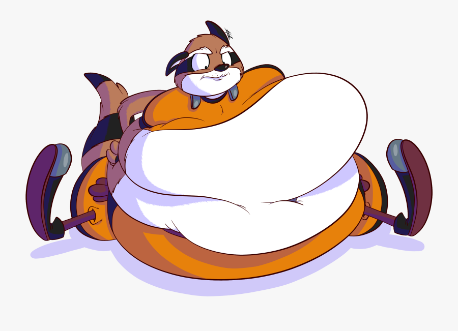 Rocket Raccoon Clipart Furry - Rocket Raccoon Fat, Transparent Clipart