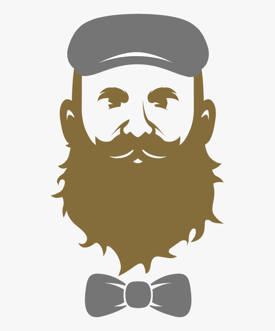 Beard Clipart Side View - Illustration, Transparent Clipart