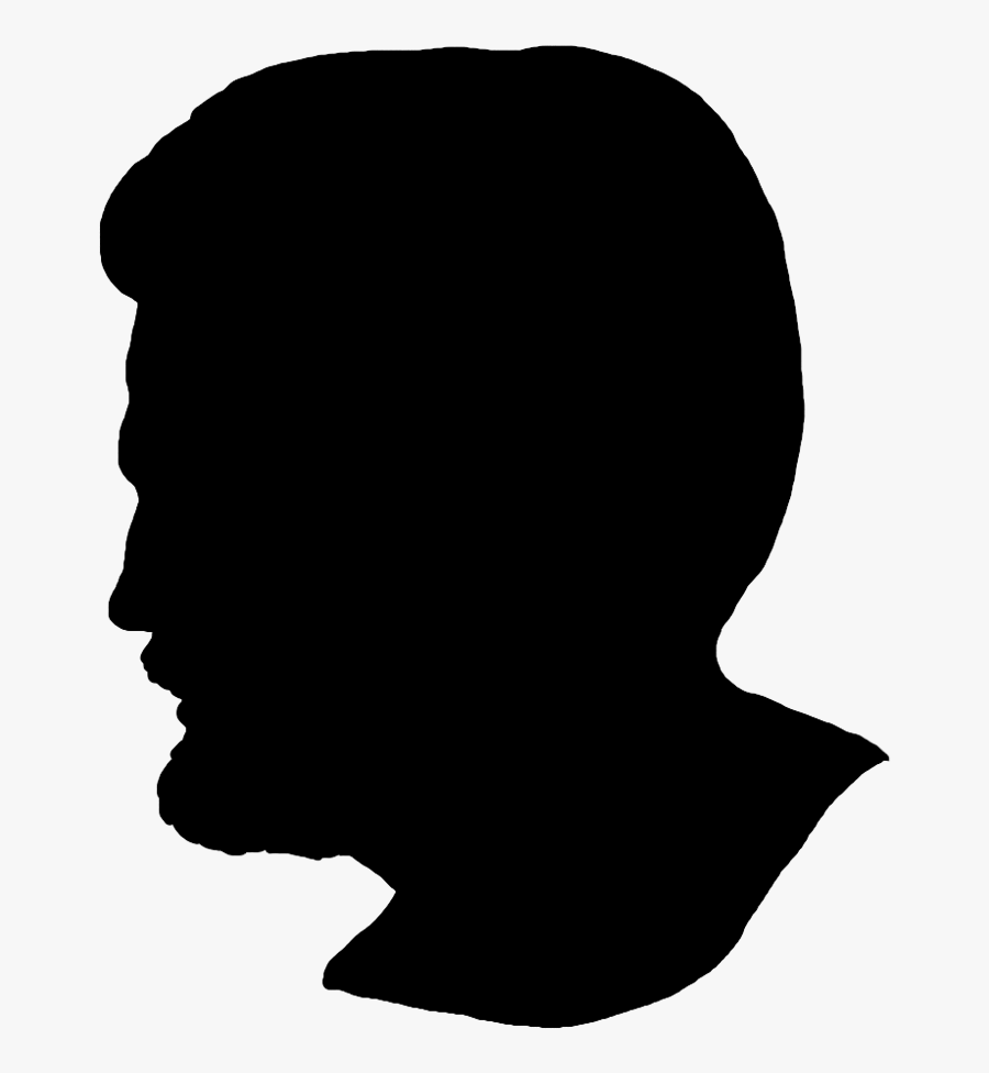Face Silhouettes Of Men - Head Man Silhouette Transparent, Transparent Clipart