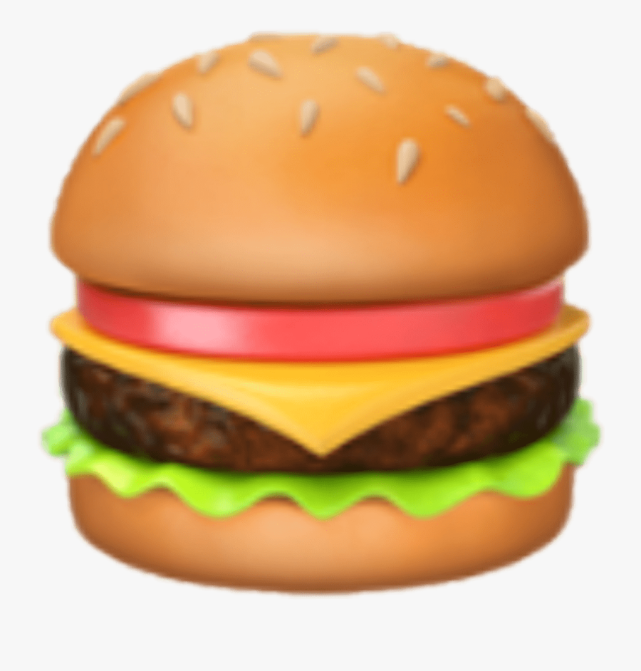 #burger #emoji #emojis #emojisticker #emojisstickers - Hamburger Emoji, Transparent Clipart