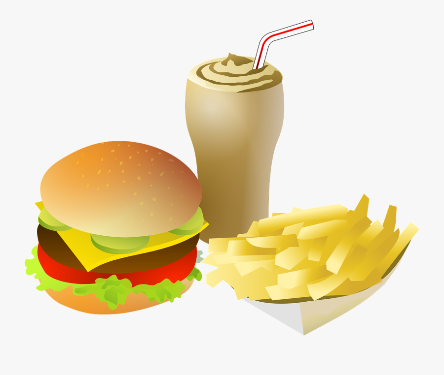 Hamburger And Fries Clipart At Getdrawings - Cheese Burger Clip Art, Transparent Clipart