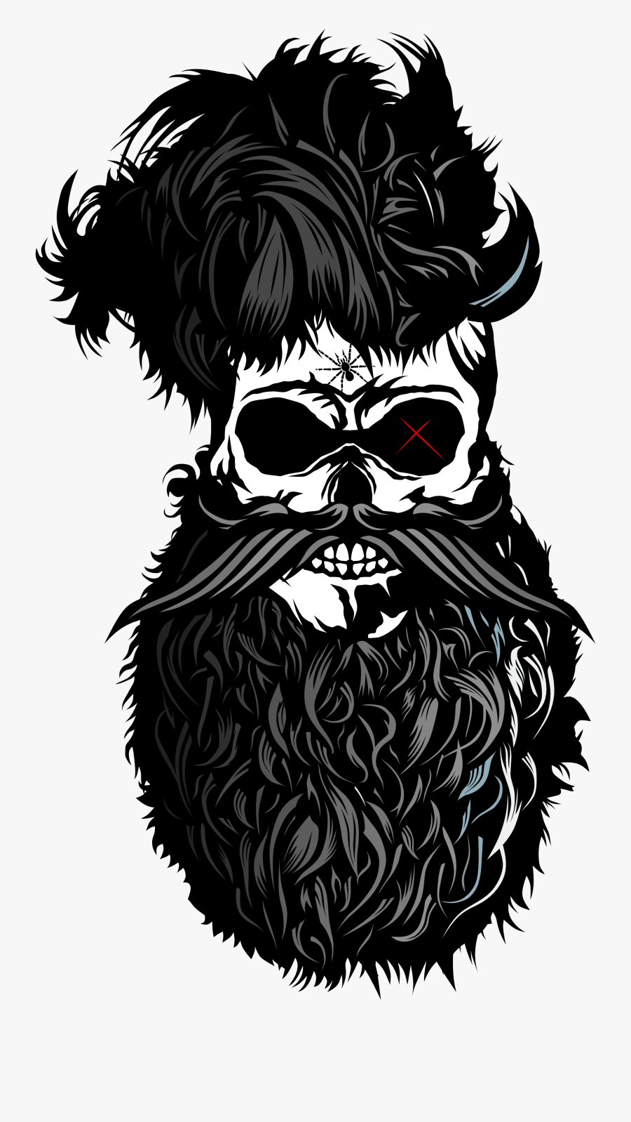 Clip Art Tee Shirt Tete De - Barbu Png, Transparent Clipart