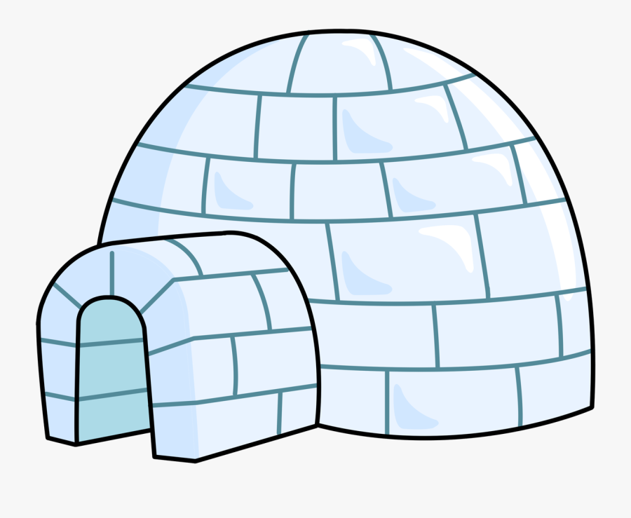 Clip Art Igloo - Igloo Clipart, Transparent Clipart