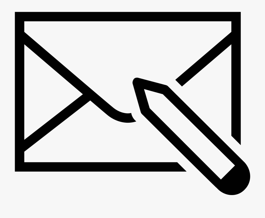 Transparent Mailbox Clipart Black And White, Transparent Clipart