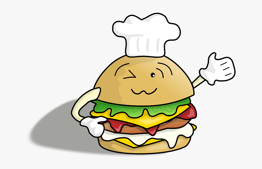 Cartoon,clip Art,illustration,junk Food,fast Food,side - เบอร์ เกอร์ น่า รัก, Transparent Clipart