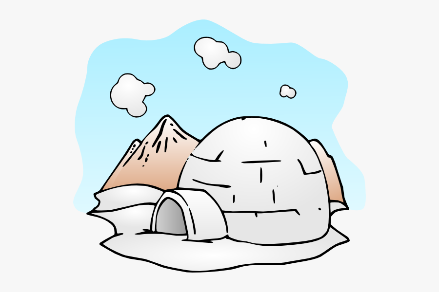 Igloo Clip Art, Transparent Clipart
