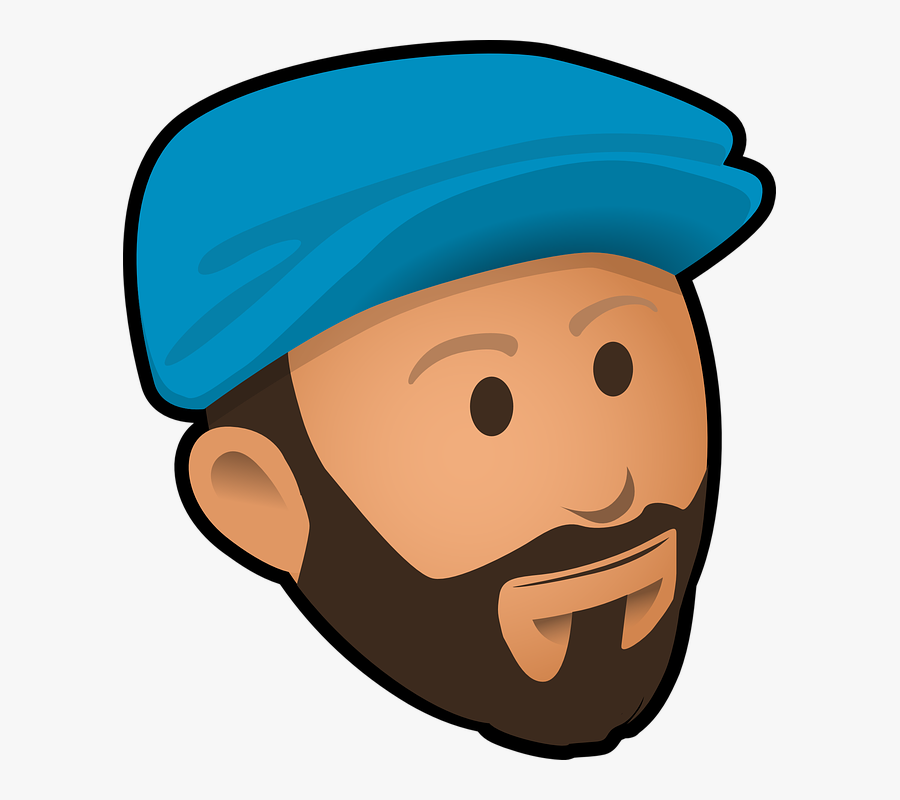 Transparent Bearded Man Clipart - Guy With Beard Clipart, Transparent Clipart