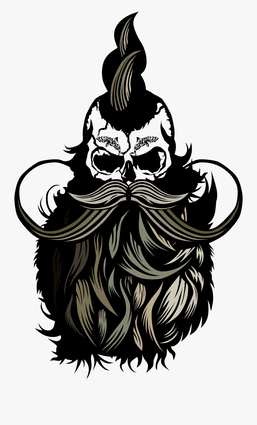 Beard Clipart Texture - Portable Network Graphics, Transparent Clipart