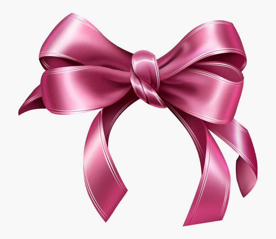 Pin By F On - Transparent Background Pink Bow Png, Transparent Clipart