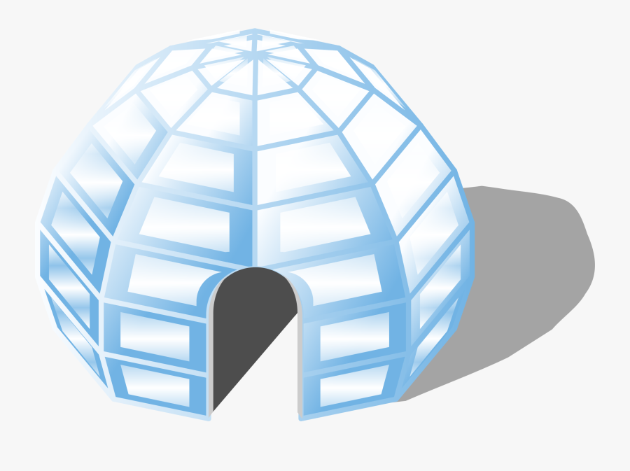 Net Clip Art Eskimo Igloo Openclipart - Dangau Orang Eskimo Iglo, Transparent Clipart