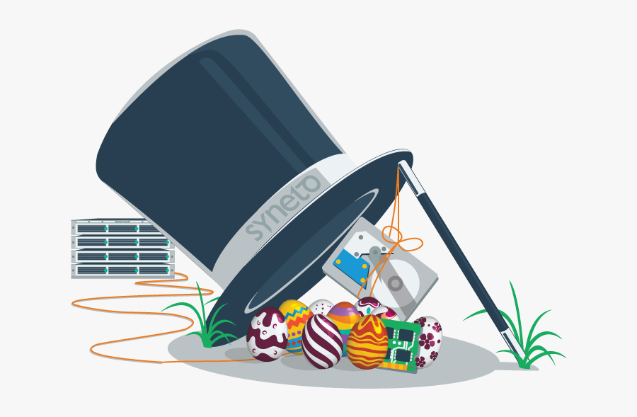 Happy Easter From The Syneto Team - Illustration, Transparent Clipart